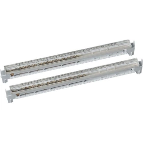   Hager  PE+N sorkapcsok VE118SN és VE118PN elosztókhoz, 2x22 VZ523