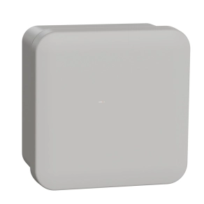   Schneider Electric Mureva - ENN05044 - Falon kívüli kötődoboz, 80x80x45 mm, 7 db tömítéses kiállás, IP55, szürke