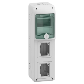 Schneider Electric Mureva Enclosure - 13178 - (Kaedra) Kiselosztó, átlátszó ajtó, 1x5 modul+2 nyílás