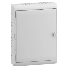 Schneider Electric Mureva Enclosure - 13198 - (Kaedra) Univerzális kiselosztó, teli ajtó, szerelőlemez