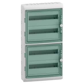 Schneider Electric Mureva Enclosure - 13437 - (Kaedra) Kiselosztó, átlátszó ajtó, 4x18 modul