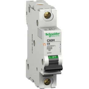   Schneider kismegszakító 1P B 6A 10kA Multi9 C60H régi típus (24699)