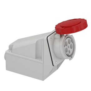   Schneider Electric Kaedra Box - 81183 - Mureva PK (Pratika) Falra szerelhető aljzat hátlappal, 3P+N+F, 6h, 63A, 415V, IP67, csavaros