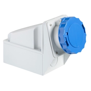   Schneider Electric Kaedra Box - 81191 - Mureva PK (Pratika) Falra szerelhető aljzat hátlappal, 3P+F, 9h, 125A, 250V, IP67, csavaros