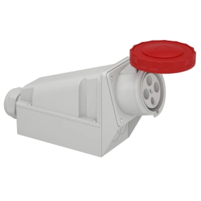   Schneider Electric Kaedra Box - 81194 - Mureva PK (Pratika) Falra szerelhető aljzat hátlappal, 3P+F, 6h, 125A, 415V, IP67, csavaros