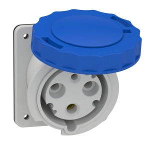   Schneider Electric Kaedra Box - 81278 - Mureva PK (Pratika) Falra szerelhető döntött aljzat, 2P+F, 6h, 63A, 250V, IP67, csavaros