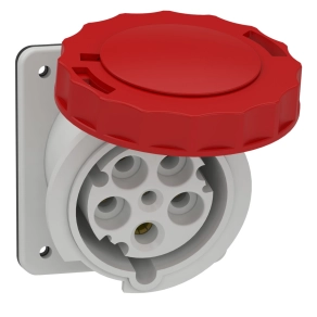   Schneider Electric Kaedra Box - 81283 - Mureva PK (Pratika) Falra szerelhető döntött aljzat, 3P+N+F, 6h, 63A, 415V, IP67, csavaros
