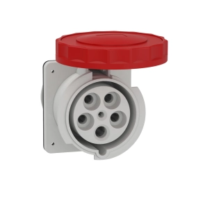   Schneider Electric Kaedra Box - 81695 - Mureva PK (Pratika) Falra szerelhető egyenes aljzat, 3P+N+F, 6h, 125A, 415V, IP67, csavaros