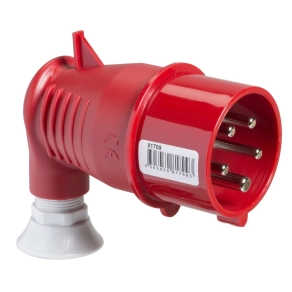   Schneider Electric Kaedra Box - 81721 - Mureva PK (Pratika) 90°-os lengővilla, 3P+N+F, 6h, 32A, 415V, IP44, csavaros