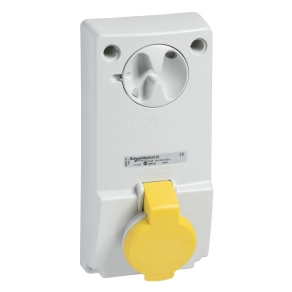   Schneider Electric Kaedra Box - 82030 - Mureva PK (Unika) Panelre szerelhető, reteszelhető aljzat, 3P+N+F, 4h, 16A, 130V, IP44, védelem nélkül