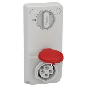   Schneider Electric Kaedra Box - 82035 - Mureva PK (Unika) Panelre szerelhető, reteszelhető aljzat, 3P+F, 6h, 16A, 415V, IP44, védelem nélkül