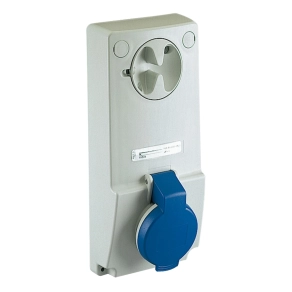   Schneider Electric Kaedra Box - 82042 - Mureva PK (Unika) Panelre szerelhető, reteszelhető aljzat, 2P+F, 6h, 32A, 250V, IP44, védelem nélkül