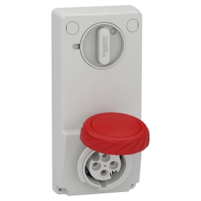   Schneider Electric Kaedra Box - 82085 - Mureva PK (Unika) Panelre szerelhető, reteszelhető aljzat, 3P+F, 6h, 16A, 415V, IP65, védelem nélkül