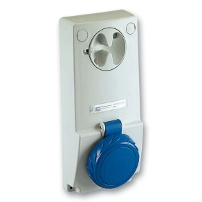   Schneider Electric Kaedra Box - 82093 - Mureva PK (Unika) Panelre szerelhető, reteszelhető aljzat, 3P+F, 9h, 32A, 250V, IP65, védelem nélkül