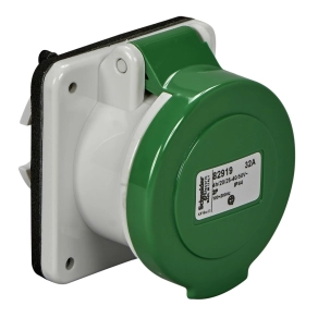   Schneider Electric Kaedra Box - 82919 - Mureva PK (Pratika) Panelre szerelhető egyenes aljzat, 2P, 4h, 32A, 25-50V, IP44, csavaros