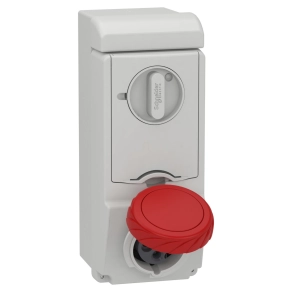   Schneider Electric Kaedra Box - 83185 - Mureva PK (Unika) Falra szerelhető, reteszelhető aljzat, 3P+F, 6h, 16A, 415V, IP65, olvadóbiztosítós
