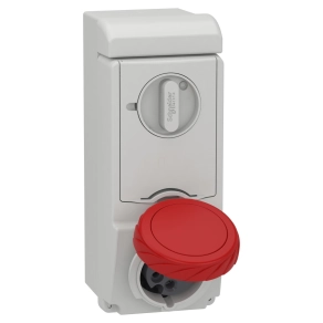   Schneider Electric Kaedra Box - 83186 - Mureva PK (Unika) Falra szerelhető, reteszelhető aljzat, 3P+N+F, 6h, 16A, 415V, IP65, olvadóbiztosítós