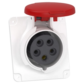   Schneider Electric Kaedra Box - PKY16F435 - Mureva PK (Pratika) Panelre szerelhető döntött aljzat, 3P+N+F, 6h, 16A, 415V, IP44, gyorscsatlakozás