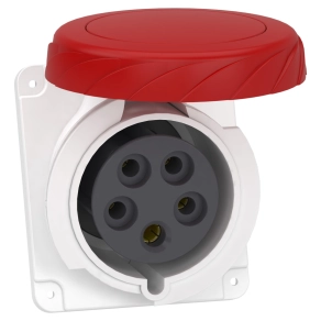   Schneider Electric PratiKa - PKF32F735 - Mureva PK (Pratika) Panelre szerelhető döntött aljzat, 3P+N+F, 6h, 32A, 415V, IP67, csavaros