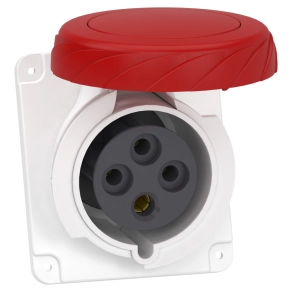   Schneider Electric PratiKa - PKF32F734 - Mureva PK (Pratika) Panelre szerelhető döntött aljzat, 3P+F, 6h, 32A, 415V, IP67, csavaros