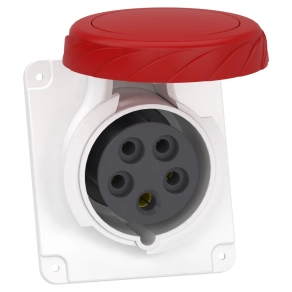   Schneider Electric PratiKa - PKF16F735 - Mureva PK (Pratika) Panelre szerelhető döntött aljzat, 3P+N+F, 6h, 16A, 415V, IP67, csavaros