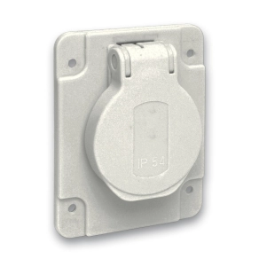   Schneider Electric Kaedra Box - PKS62G - Mureva PK (Pratika) Háztartási aljzat, 2P+F, 65x85, oldalsó meghúzással, szürke, IP54, német