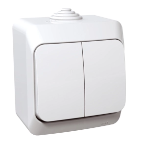   Schneider Electric Cedar Plus - WDE000550 - Csillárkapcsoló, IP44, fehér (105) 