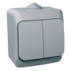 Schneider Electric Cedar Plus - WDE000650 - Csillárkapcsoló, IP44, szürke (105) 
