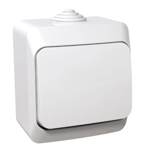   Schneider Electric Cedar Plus - WDE000560 - Váltókapcsoló, IP44, fehér (106) 