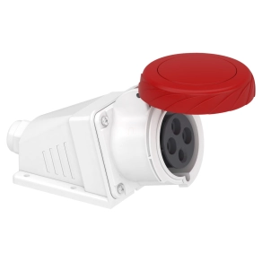   Schneider Electric Kaedra Box - PKF32W734 - Mureva PK (Pratika) Falra szerelhető aljzat, 3P+F, 6h, 32A, 415V, IP67, csavaros
