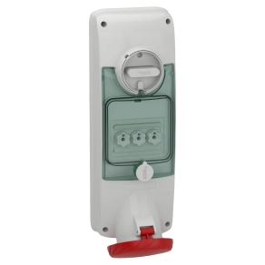   Schneider Electric Kaedra Box - PKB63V535 - Mureva PK (Unika) Panelre szerelhető, reteszelhető aljzat, 3P+N+F, 6h, 63A, 415V, IP65, olvadóbiztosítós