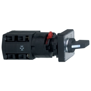 Schneider Electric Harmony K - K10D012QCH - komplett bütykös kapcsoló, 10A, Ø16 - 22mm furat, 2P, 60°, 2 fokozatú+0 léptetőkapcsoló