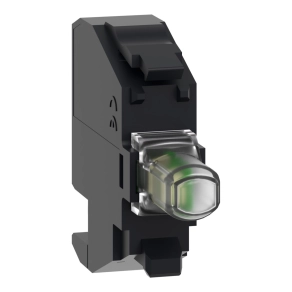   Schneider Electric Harmony XB4 - ZBVB14 - jelzőlámpa világító modul, LED, 24VAC/DC, fehér, dugaszolós csatlakozó