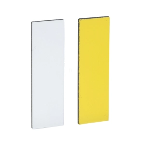   Schneider Electric Harmony XB4 - ZBY0102 - felirati címke, 8x27 mm, 30x40 mm címketartóhoz, jelöletlen, fehér/sárga