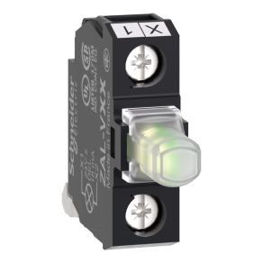   Schneider Electric Harmony XALD - ZALVB1 Harmony XAC kiegészítő, LED modul, hátlapra szerelhető, 24 VAC/DC fehér, XAC tokozatokhoz