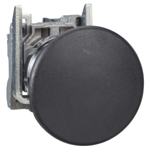 Schneider Electric Harmony XB4 - XB4BC21 - komplett fém Ø40mm gombafejű nyomógomb, Ø22, visszatérő, 1NO, fekete