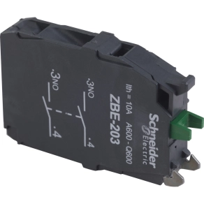   Schneider Electric Harmony XB4/XB5 - ZBE203 - érintkező blokk, 2NO, csavaros csatlakozó
