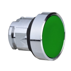   Schneider Electric Harmony XB4 - ZB4BH03 - fém nyomógomb fej, Ø22, nyomó-nyomó, zöld