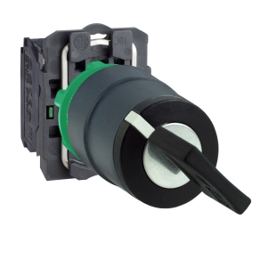 Schneider Electric Harmony XB5 - XB5AG61 - komplett műanyag kapcsoló, Ø22, 455 kulcsos, 2 állású, 1NO