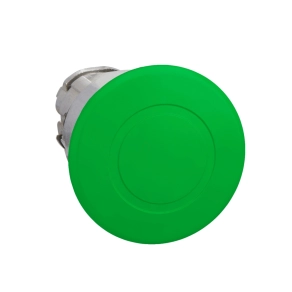   Schneider Electric Harmony XB4 - ZB4BT3 - fém nyomógomb fej, Ø22, Ø40 gombafejű, húzásra kioldó, zöld