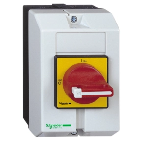   Schneider Electric TeSys Mini-Vario - VCF01GE - Komplett tokozott fő - és vészleállító kapcsoló 16A