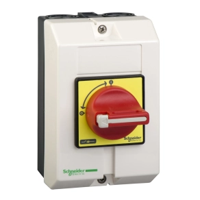   Schneider Electric TeSys Mini-Vario - VCF1GE - Komplett tokozott fő - és vészleállító kapcsoló 25A