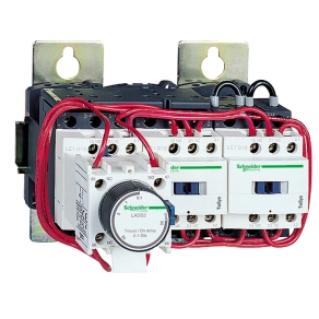   Schneider LC3-D115P7 Csillag-delta indító 110 kW (400V) szerelőlapon