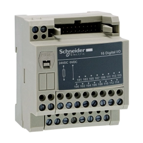 Schneider Electric Modicon ABE7 - ABE7H20E000 - elosztóblokk, Economy, HE10, 16 digitális csatorna, 1 sorkapocs/csatorna