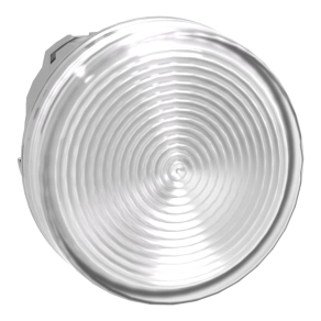   Schneider Electric Harmony XB4 - ZB4BV013S - fém jelzőlámpa fej, Ø22, LED jelzőlámpához, hornyolt lencse, fehér