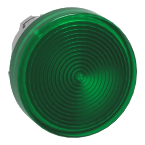   Schneider Electric Harmony XB4 - ZB4BV033S - fém jelzőlámpa fej, Ø22, LED jelzőlámpához, hornyolt lencse, zöld