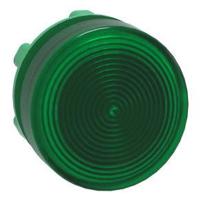   Schneider Electric Harmony XB5 - ZB5AV033S - műanyag jelzőlámpa fej, Ø22, LED jelzőlámpához, hornyolt lencse, zöld