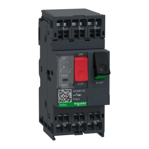 Schneider Electric TeSys - GV2ME103 - Motorvédő kapcsoló 4…6,3A, rugós csatlakozás