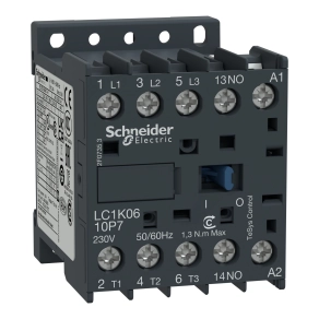Schneider Electric TeSys K - LC1K0910P7 - Mágneskapcsoló 9A, 1 záró,AC, 50/60 Hz