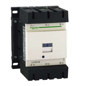   Schneider LC1-D mágneskapcsoló 115A/55kW 110V AC 1Z+1NY (400V, AC3) csavaros 50/60Hz TeSys D LC1D115F7